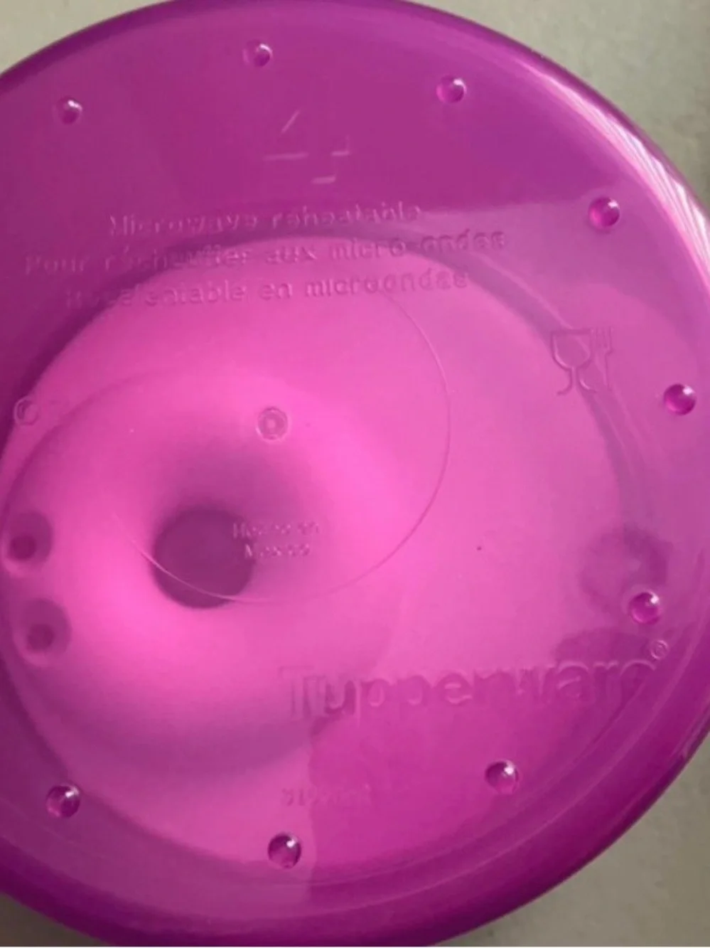vintage Tupperware Pink Lunch Tote Set